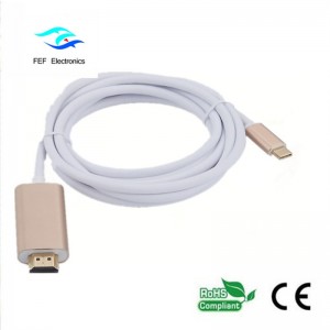 USB 유형 c to HDMI male converter ABS 셸 코드 : FEF-USBIC-013